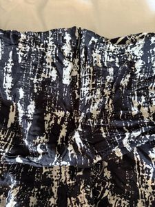 Beautiful Black And White Korean Skirt