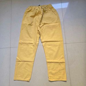 y2k Fun Yellow Pants