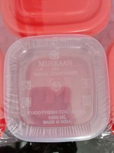 Muskaan Food Containers - Set of 6