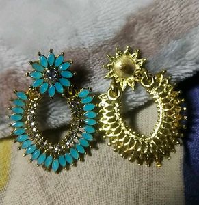 sky Blue colour earring