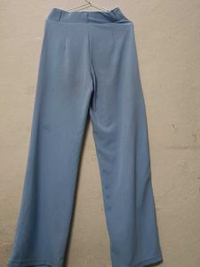 Blue Wide Leg Pants