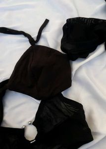 (Negotiable) Black Cut Out Top