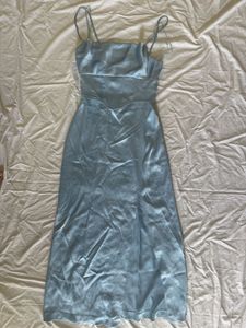 Blue Slip Dress
