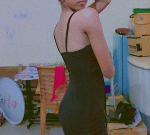 Black Ruched Bodycon Dress With tie up Details, has Shoulder Straps , Sleevesless