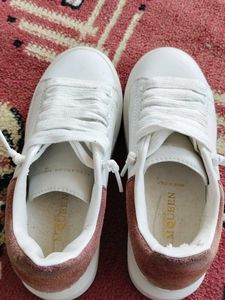 White Alexander Mqueen Shoes 36 Euro Size