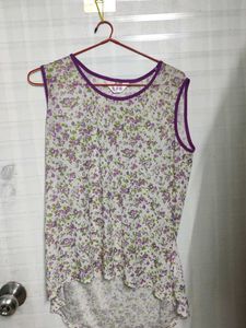 Floral Sleeveless Top