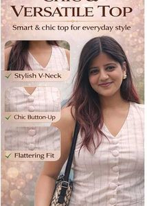 Pantaloons Office Stylish Everyday Top- Size M