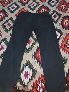 Zudio Comfy Black Cargo Pants