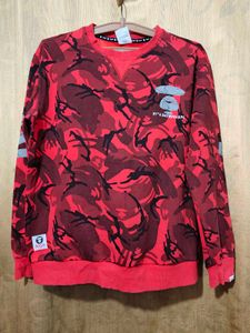 Aape now Camo Print Sweatshirt