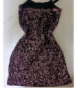 Purple Sequin Dress !!