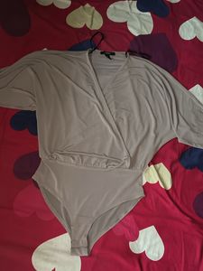 Women Wrap Bodysuit Top