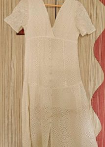 White Eyelet Dress
