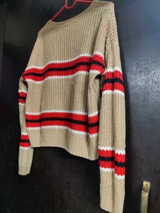 Striped Knit Sweater