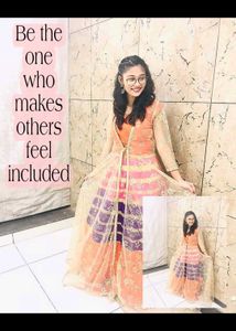 Elegant Orange Lehenga With Strugs