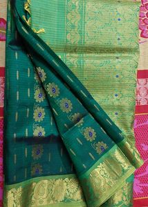 Elegant Green Kanjivaram Silk Saree