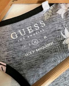 Guess Floral Sequin Tank Top