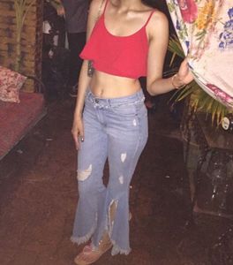 Forever 21 Red Crop Top