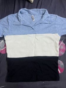 Cute Color Block Top