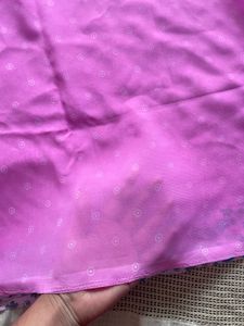 New Pink Printed Saree