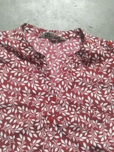 Floral Button-Down Shirt