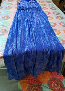 Blue Maxi Dress Party dres