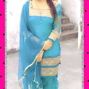 Patiala green suit aur salwar bahut pyara Hai gift