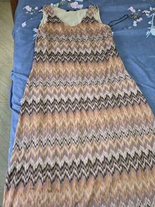 Chevron Knit Maxi Dress