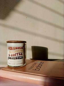 Stressed Blessed & Coffee Obsessed Candle