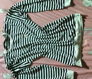 Striped Long Sleeve Top