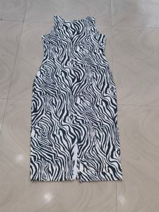 Zebra Print Bodycon Dress