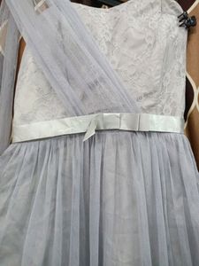 Grey Colour Gown