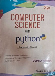 Computer Science with Python - Class XI Textbook