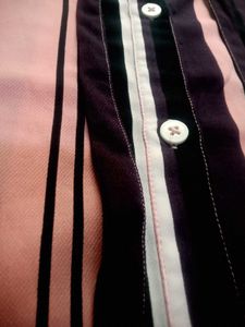 Striped Shirt Dress