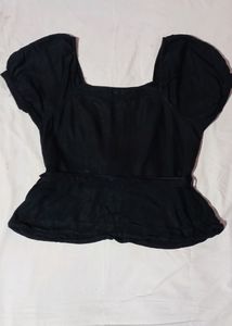 Black Crop top (Tokyo Talkies)