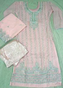 Elegant Pink Suit