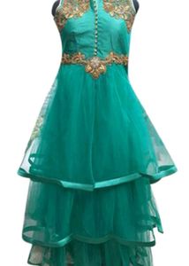 Elegant Green Ethnic Gown