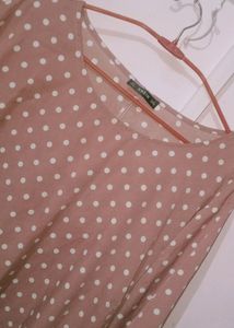 Price Drop Onion Colour Knee Length  Dress