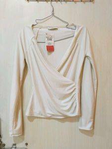 Wrap Long Sleeve Top