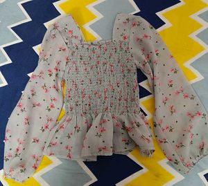 Beautiful Floral Print Top