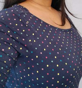 Polka Dot Long Sleeve Top