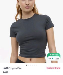 Crop H&amp;m Top