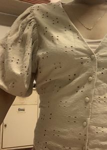 H&amp;M Puff Sleeve Top