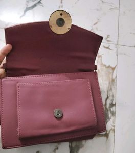 Chic Mauve Crossbody sling Bag