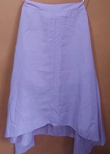 Waist Tie Up Top And Skirt Set