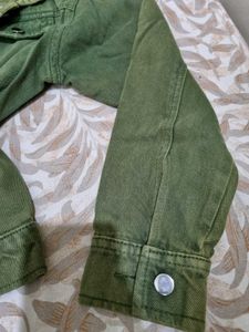Green Denim Jacket