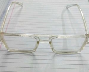 Glasses With Medium Golden Shade And Mix White