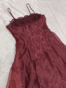 Burgundy Formal Gown