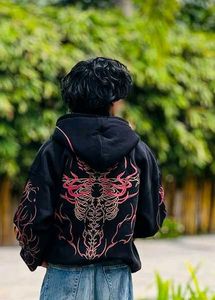 Edgy Graphic Hoodie all size available m to xxl