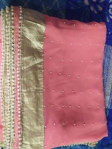 Elegant Pink Saree
