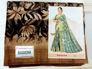 New Cotton Saree With Blouse Piece Pack Of 5